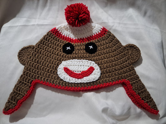 Sock Monkey Beanie