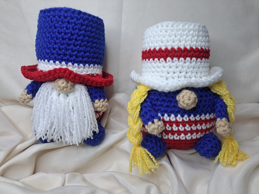 Crochet Gnome Couple