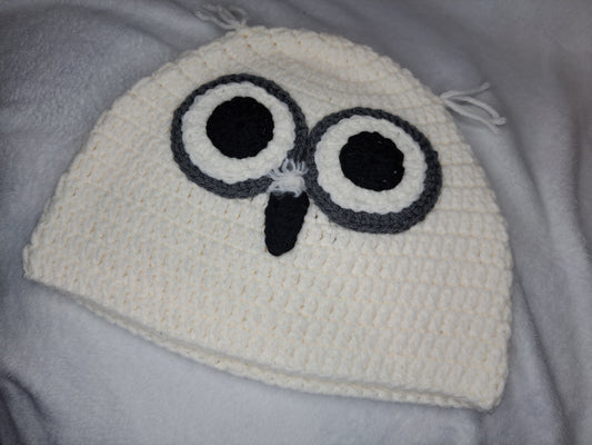 Owl Crochet Beanie